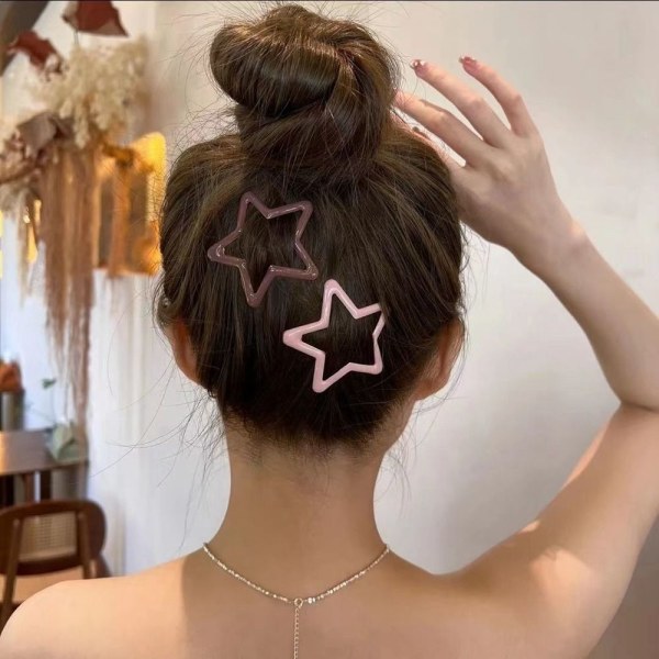 Star Hair Clips Pandehår Hårnål FARVE 7 FARVE 7 Color 7