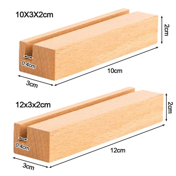 Pöytänumeroiden pidike paikkakortti 10X3X2CM 10X3X2cm