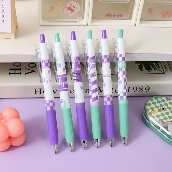 6PCS/ Set Gelpennor Kulspetspenna 01-6PCS(RANDOM) 01-6PCS(RANDOM) 01-6PCS(Random)
