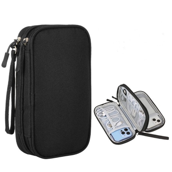Headset Kabelväska Charging Treasure Bag SVART 21 X12,5 X6,5CM Black 21 x12.5 x6.5cm