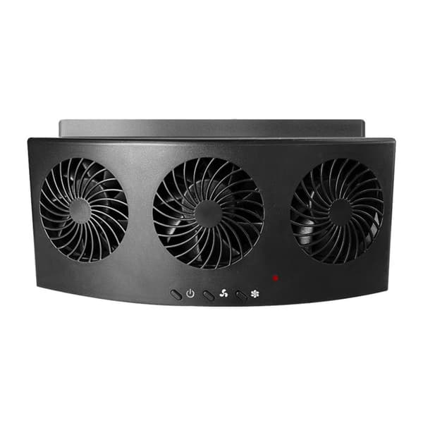 Biludstødningsventilator Billuftrenser SORT Black