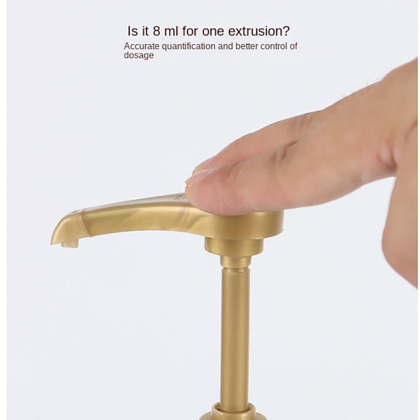 Kaffe Sirap Pump Dispenser Kaffe Mjölk Te Dispenser Flytande