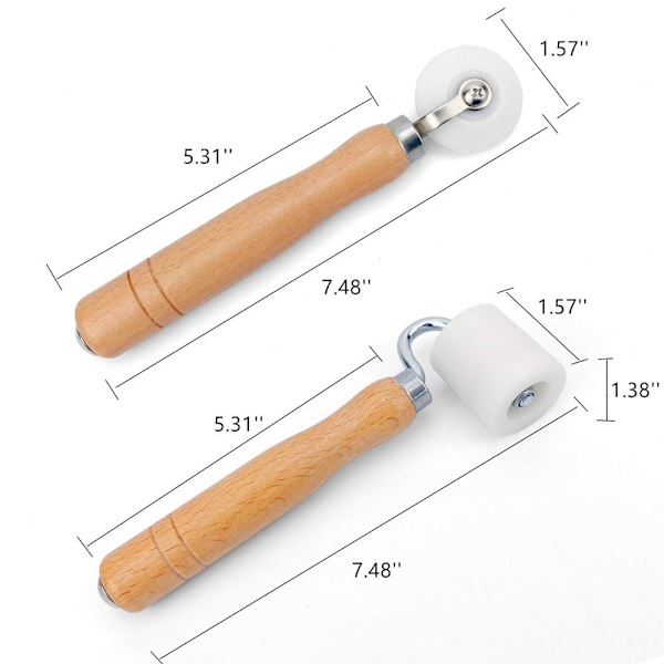 2Pack Tapeter Seam Roller Smoothing Roller Intern Extern