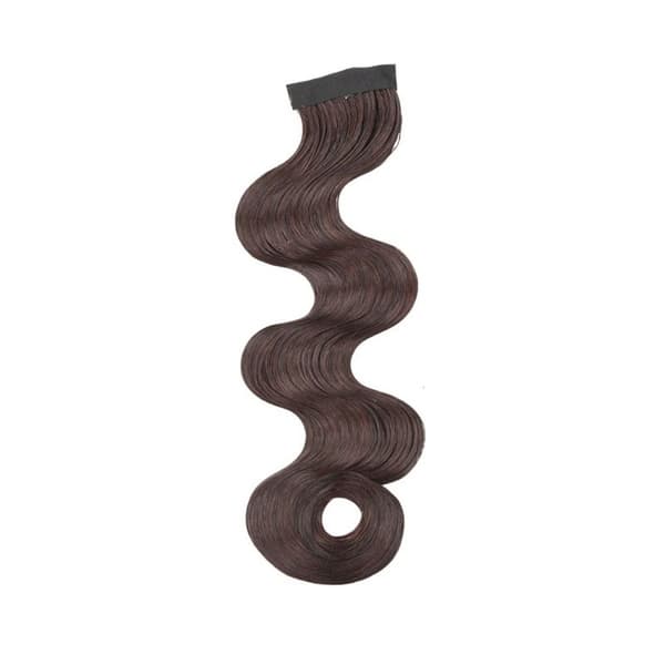 Hårstycke Retro Bangs MÖRKBRUNT dark brown