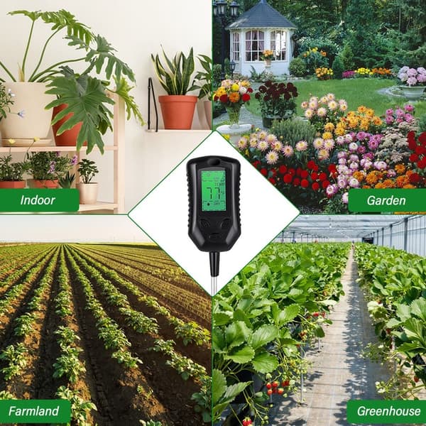 4-i-1 Soil Meter Moisture PH Meter Lysintensitet