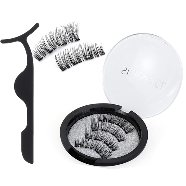 2 Par Magnetiske Vipper Uten Eyeliner Magnetiske Kunstige Vipper