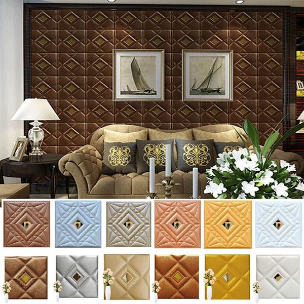 2 kpl Itseliimautuva seinätarra 3D-taustakuva COFFEE DESIGN A Coffee Design A-Design A