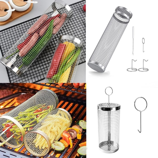 1 sett Grillkurv BBQ Grillrist 20CM 20cm