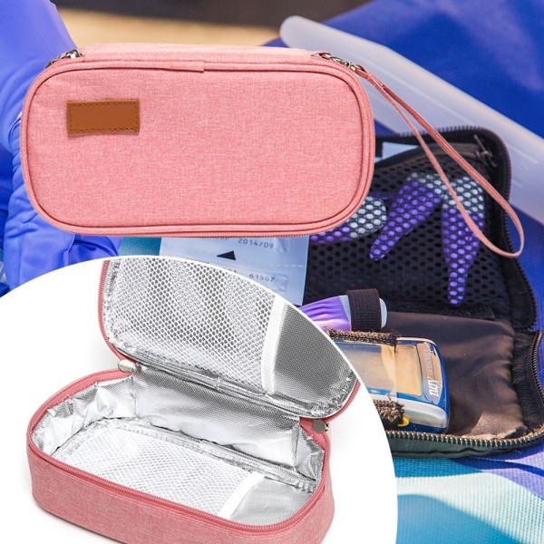 Insulin Kjølepose Pillebeskytter TOM BAG-GRÅ TOM BAG-GRÅ empty bag-grey