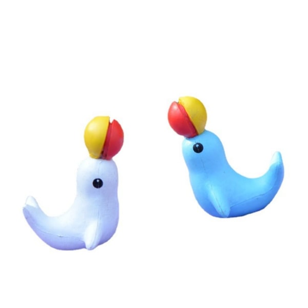 12 stk Delfin Micro Landskab Delfin Figur DIY HVID White