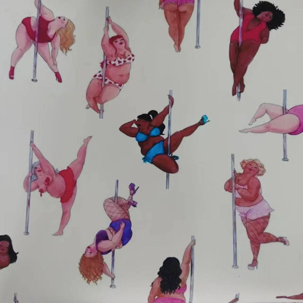 Pole Dancer omslagspapper Presentpapper 3 3 3