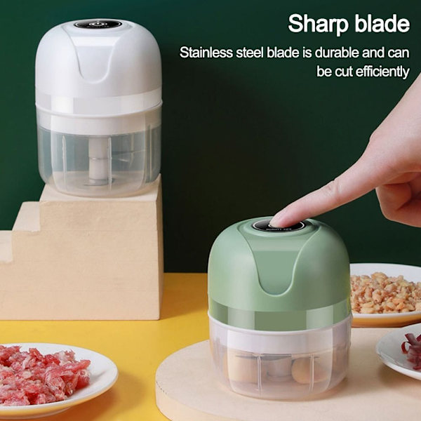 Grøntsagshakker Hvidløgsmasker Knuser GRØN 250ML 250ML green 250ml-250ml