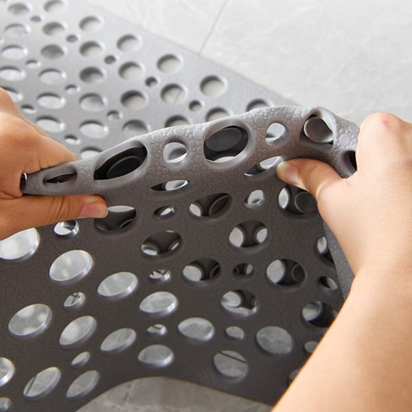 Suction Grip Mat Kylpymatot GREY 70X38CM Grey 70x38cm