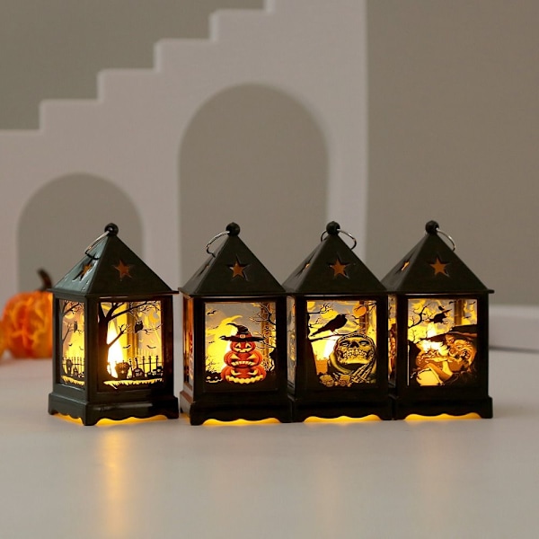 Halloween vindlampe dekorasjon Lys HEKS HEKS witch