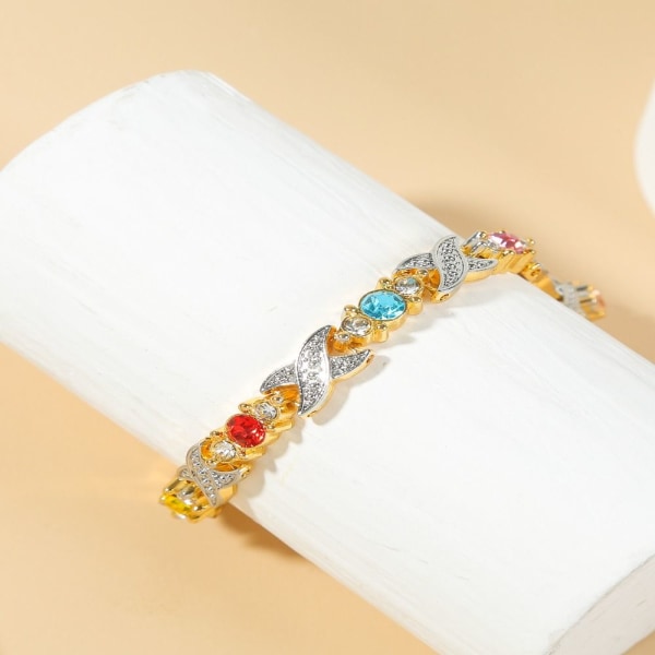 Magnetiske armbånd Menopause Genliving Armbånd MULTICOLORED #2 Multicolored #2 Gold Chain
