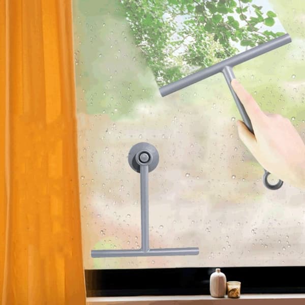 Glas Visker Bruser Skraber GRÅ grey