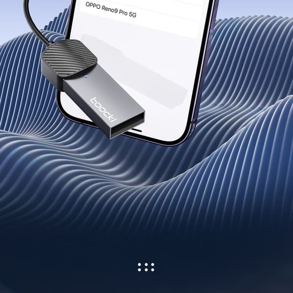 Trådlös Bluetooth Adapter Bilhögtalare GRÅ Grey