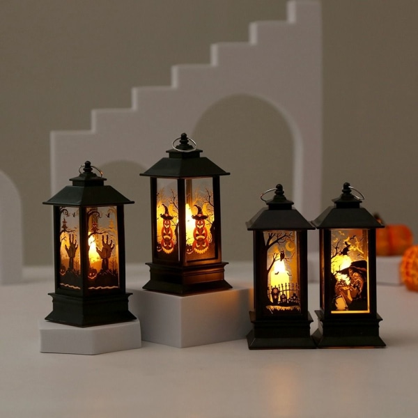 Halloween LED-lampor Slotts dekorativ lampa STYLE 3 STYLE 3 Style 3
