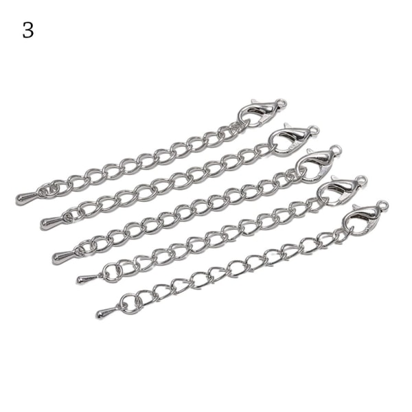 40 kpl/erä Jatkettava Tail Chain Hummeri Hakaset KC GOLD KC GOLD KC Gold