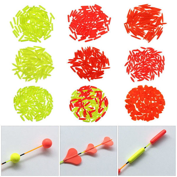 Float Tail Iøjnefaldende bønner Bevægelig Float RED OLIVARY-S Red olivary-S-olivary-S