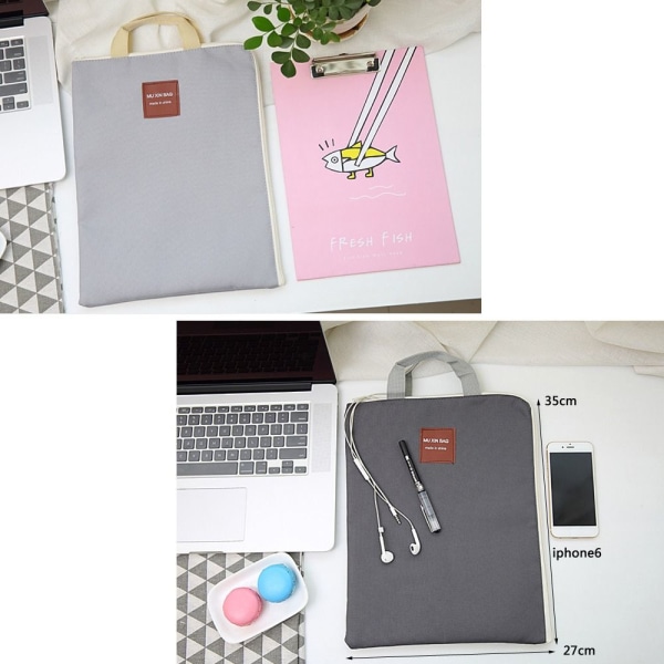Laptop Håndtaske Kontortaske PINK Pink