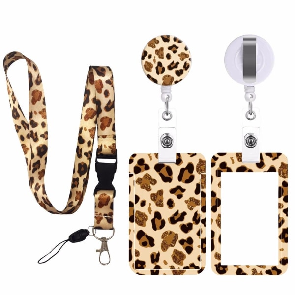 Badge Case Kortholder LEOPARD PRINTS LEOPARD PRINTS leopard prints