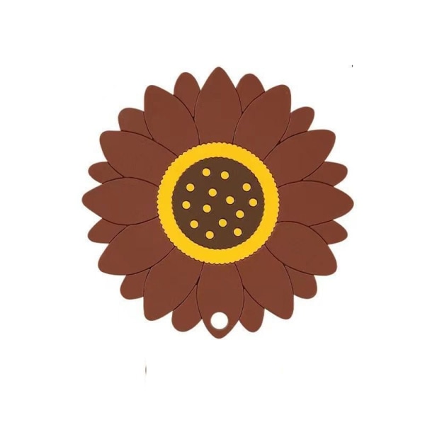 3st Solrosunderlägg BRUNT 20CM Brown 20cm