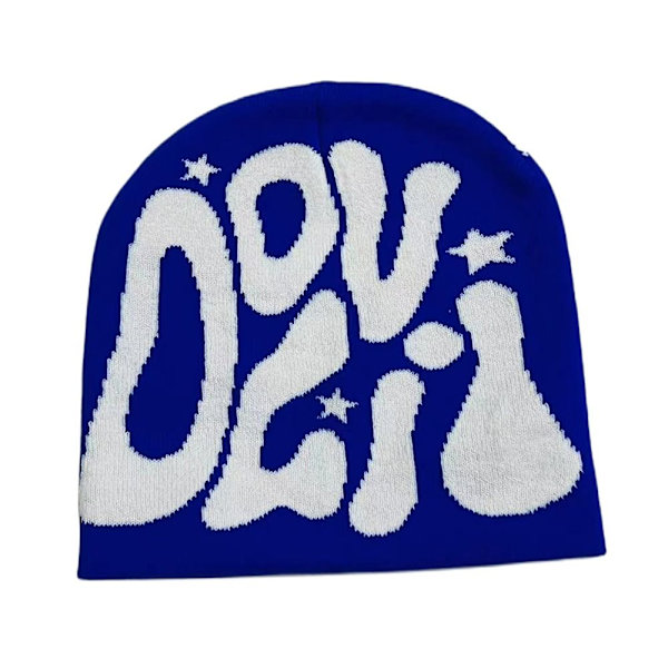 Strikkehue Hue Beanie Bonnet SORT&HVID black&white