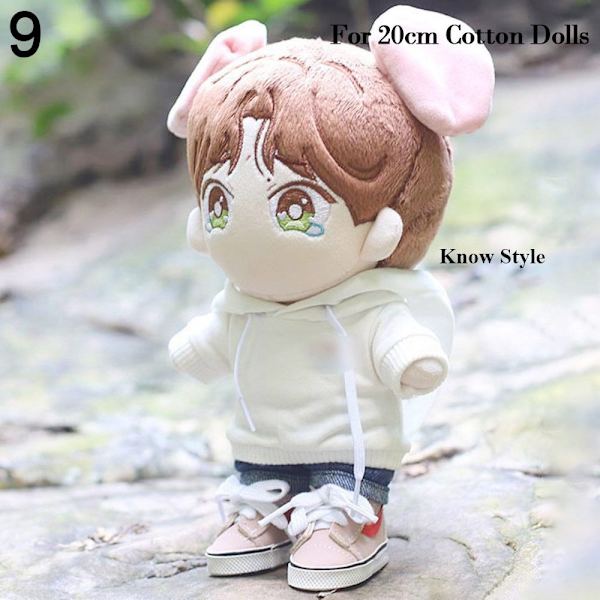 20 cm docka kläder Docka hoodies 9 9 9