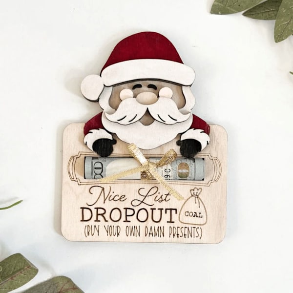 Julepengeholder Julemandens liste Julepengeholder D D D