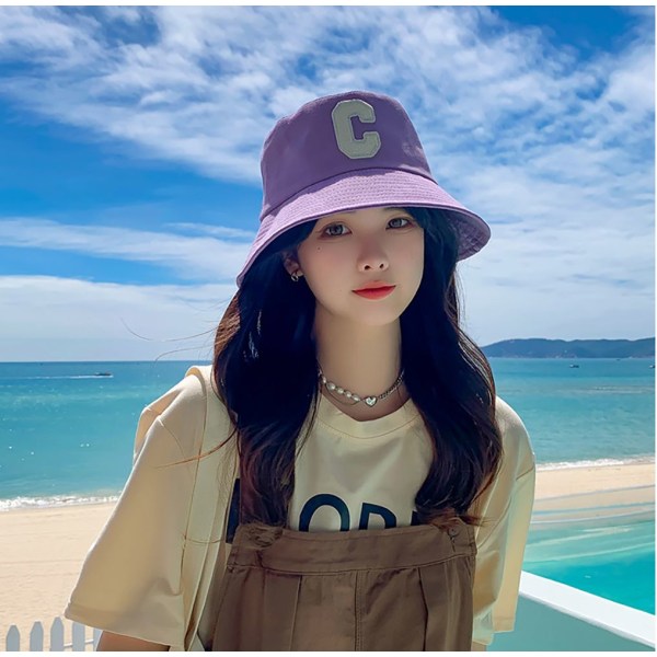 Sommarmode Flickor Tyghatt Solhatt Sommarhatt GUL yellow