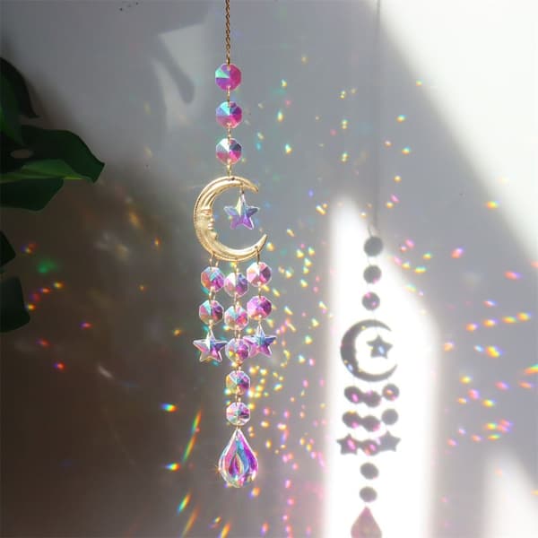 Sun Catchers Smile Face Moon 3 3