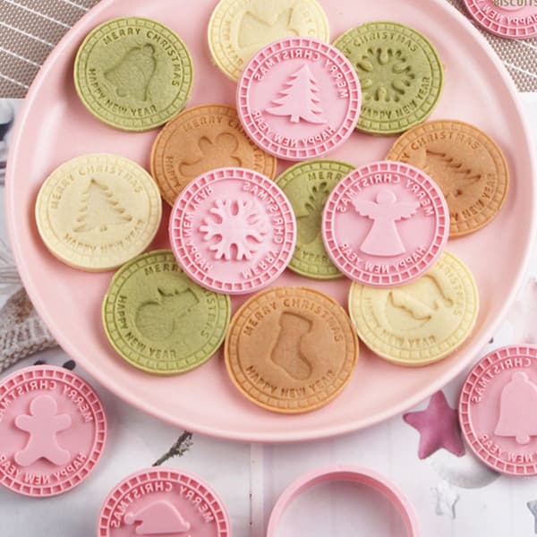 9st/ set 3D Snowflake Christmas Biscuit Form Cookie Cutter