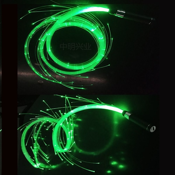 LED Fiber Optic Whip Pixel Whip GRØN Green