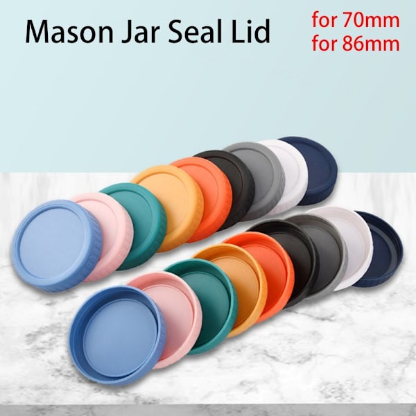 6st Mason Jar Lock 70mm 86mm VIT FÖR 86MM6ST 6ST white for 86mm6pcs-6pcs