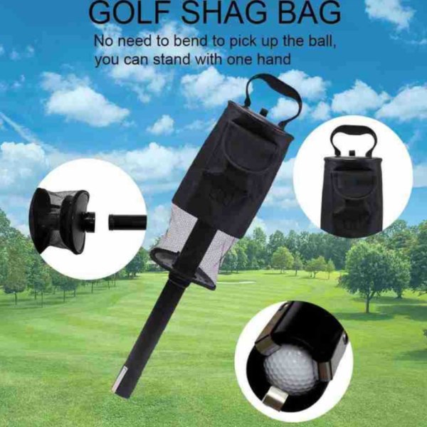 Golf Pickup Barrel Golf Picker SVART Black