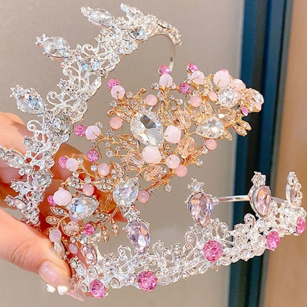 Princess Crown Tiaras Pandebånd STYLE 10 STYLE 10 Style 10