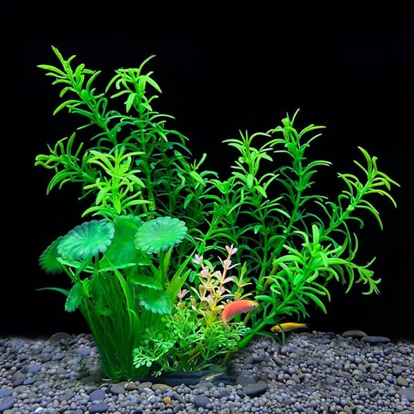 Kunstig vannugras fisketankgress 5 5 5