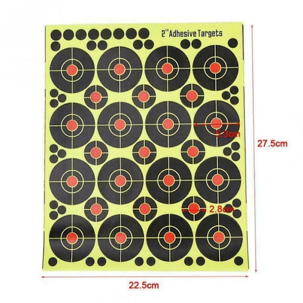 Shooting Target Stickers Splatter Target 2INCH 2INCH 2inch