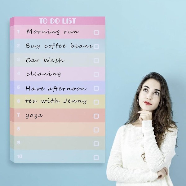 Huskeliste Sticky Notes Scribed Sticky Notes