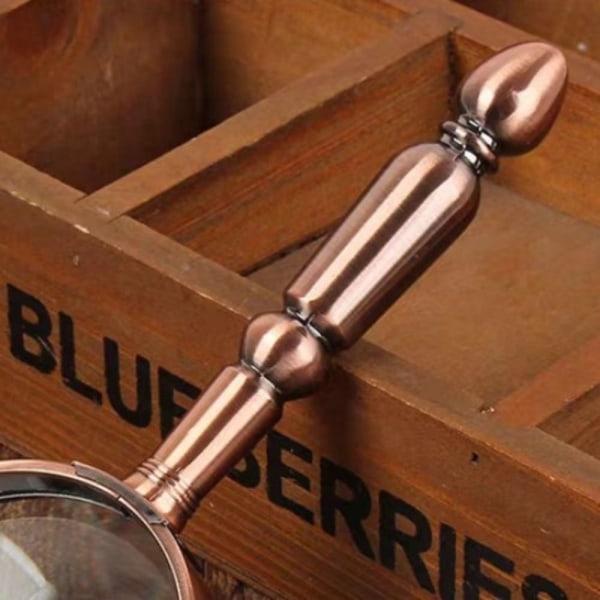 20X All-Metal Lupe Forstørrelsesglass KOBBER copper