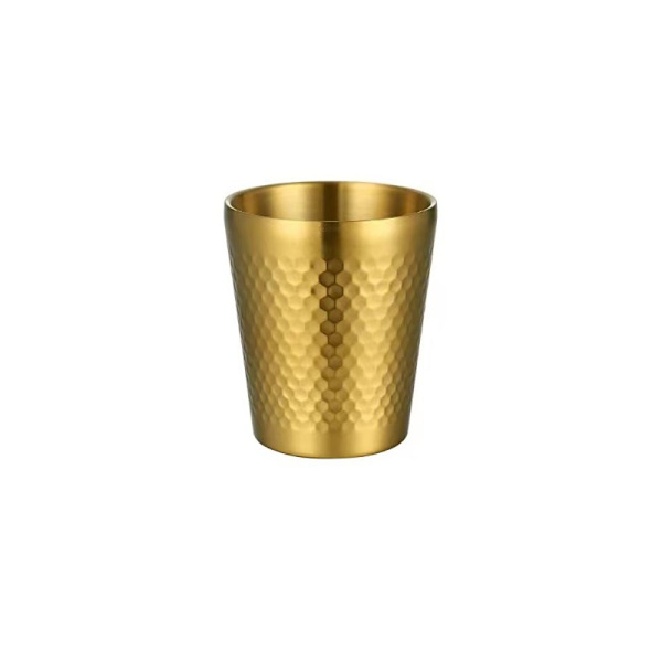 Dobbeltvegg ølkopper Kaldtvannsdrikkekopp GULL 260ML gold 260ml