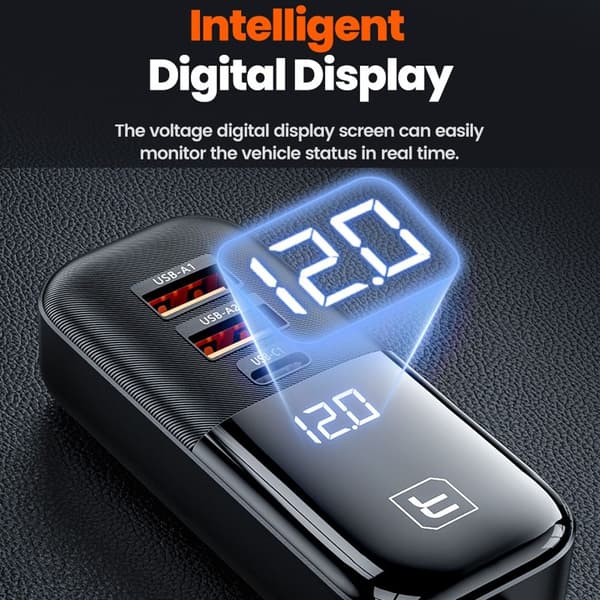 USB Biloplader Biltelefonoplader Biladapter