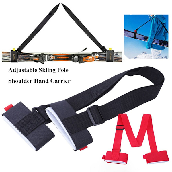 Justerbar skistang skulderhåndholder 5 5 5
