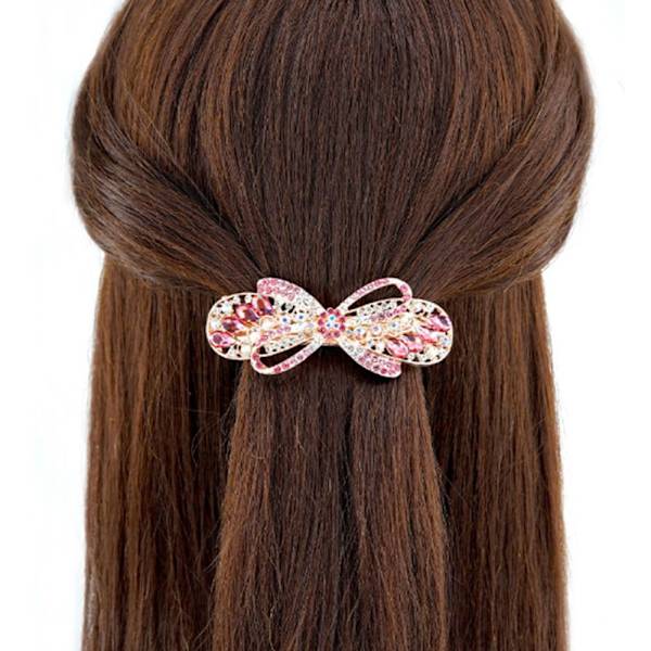Crystal Bowknot Hårspænder Hårspænder MULTICOLOR Multicolor