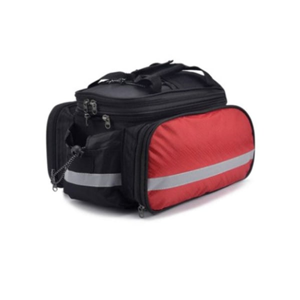 Sykkelsalveske Vanntett Pannier Rack Pack RØD red