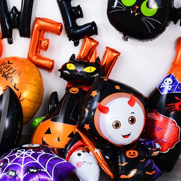 5kpl/ set Halloween Decoration Balloon Bat Spider Pumpkin