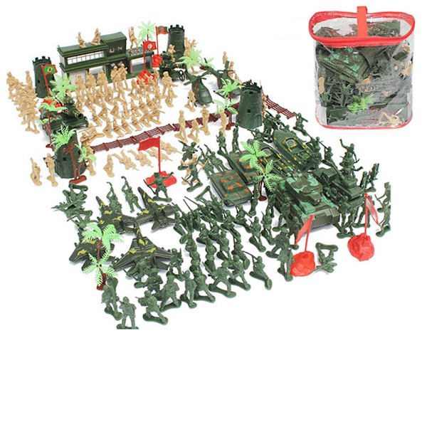 188kpl Military Playset Soldier Model Miesten leikkisetit