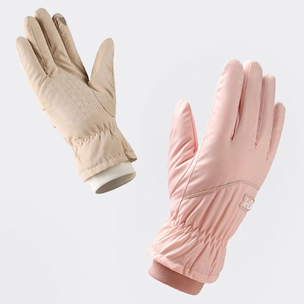 Lämpimät Naisten Ski Gloves Full Finger Gloves PURPLE purple