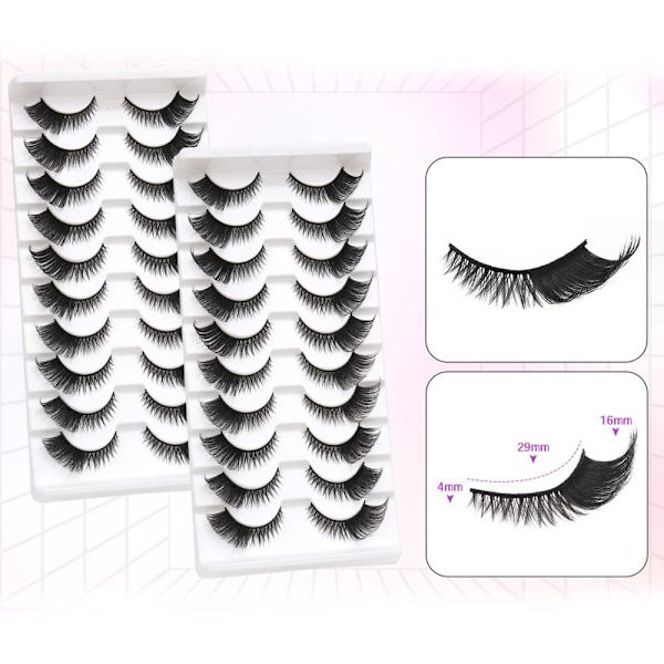 10 par Fox Eye Lashes Cat Eye Lashes MAO2 MAO2 MAO2